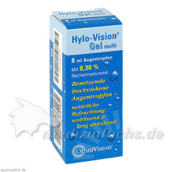 HYLO-VISION Gel multi Augentropfen, 8 ML – PZN 4682373