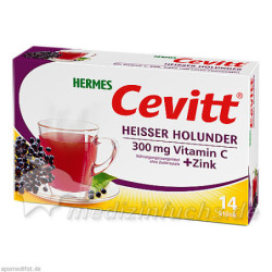 HERMES Cevitt heißer Holunder, 14 ST – PZN 185169