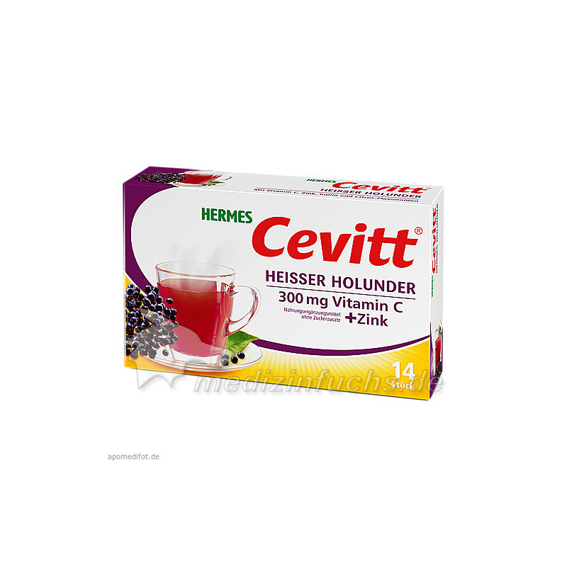 HERMES Cevitt heißer Holunder, 14 ST – PZN 185169