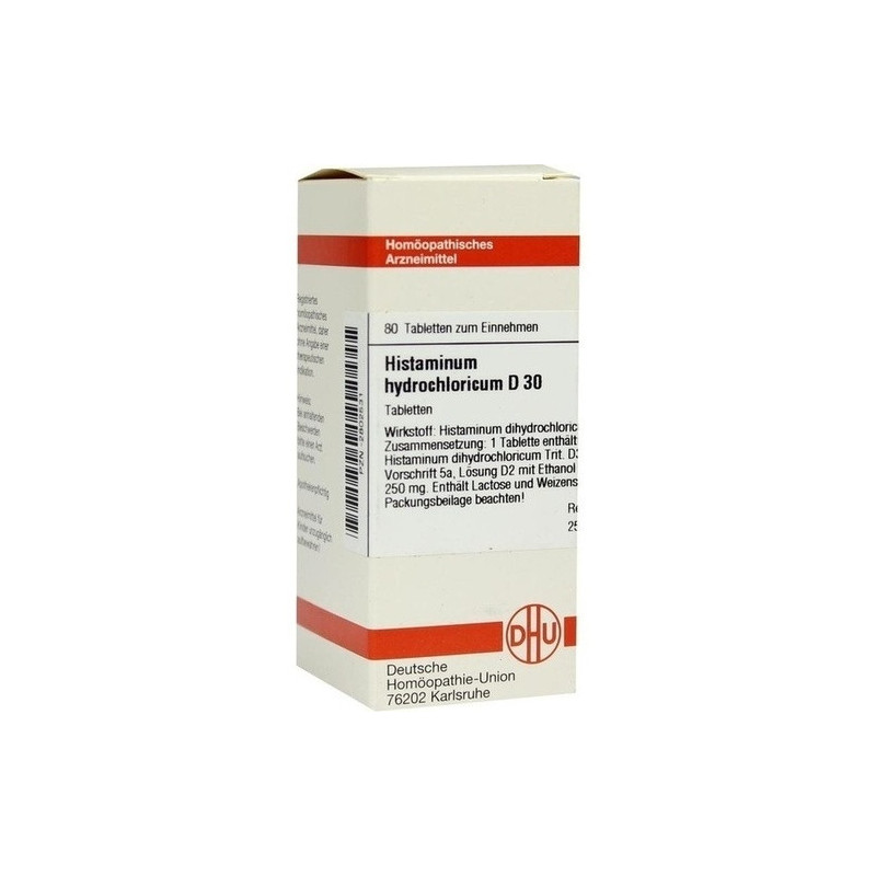 HISTAMINUM HYDROCHLOR D30, 80 ST – PZN 2802531
