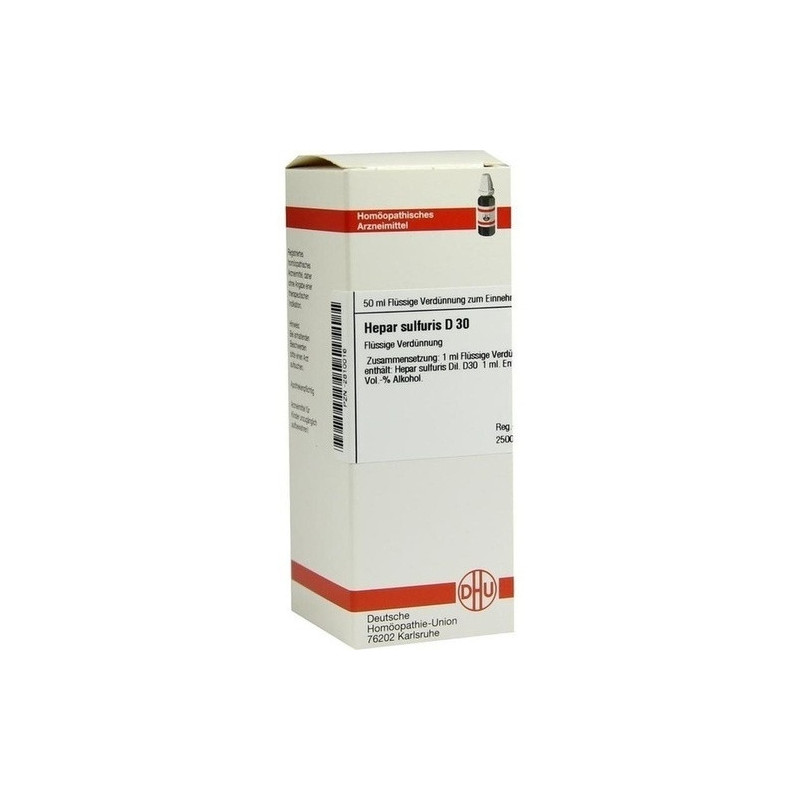 HEPAR SULF D30, 50 ML – PZN 2810016