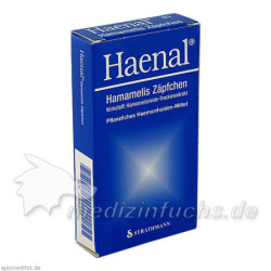 Haenal Hamamelis Zäpfchen, 10 ST – PZN 295567