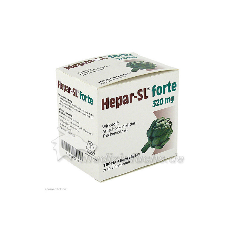 HEPAR SL forte Hartkapseln, 100 ST – PZN 4403410