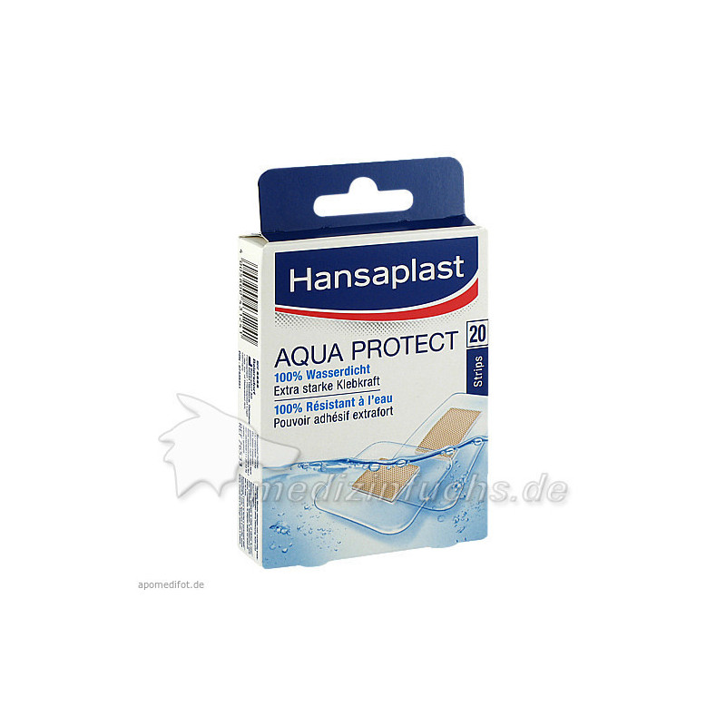 Hansaplast AQUA PROTECT Strips, 20 ST – PZN 7339351