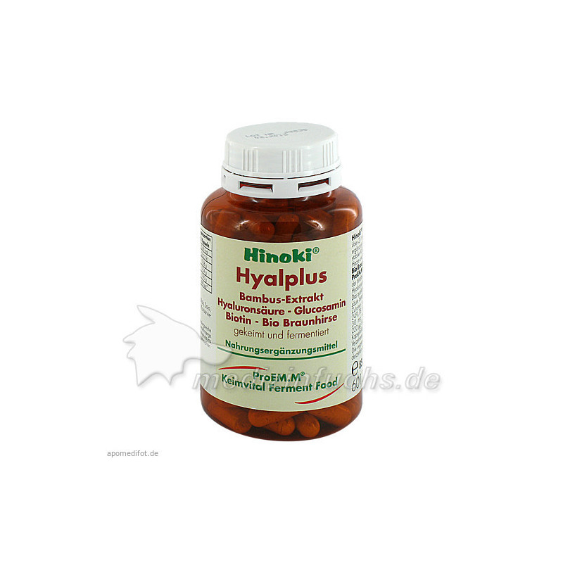 Hinoki Hyalplus mit Bambus-Extrakt Kapseln, 120 ST – PZN 7724899