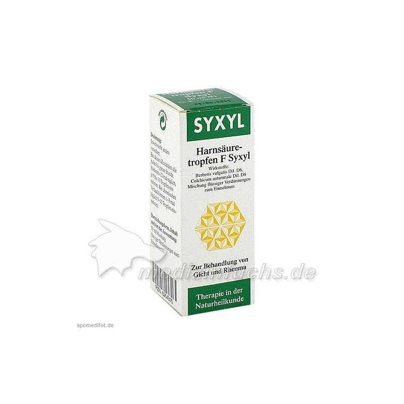 Harnsäuretropfen F Syxyl, 50 ML – PZN 254315