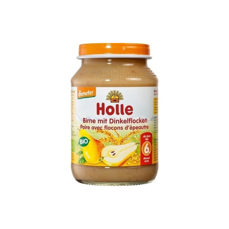 Holle Birne mit Dinkelflocken, 190 G – PZN 9441094