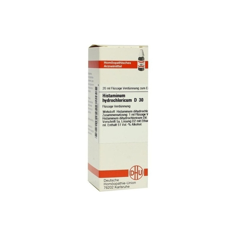 HISTAMINUM HYDROCHLOR D30, 20 ML – PZN 4220365