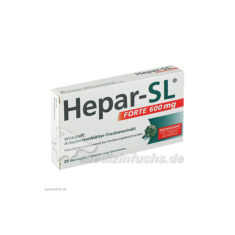 Hepar-SL FORTE 600mg, 20 ST – PZN 8922644