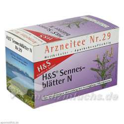 H&S Sennesblätter N, 20 ST – PZN 1554522