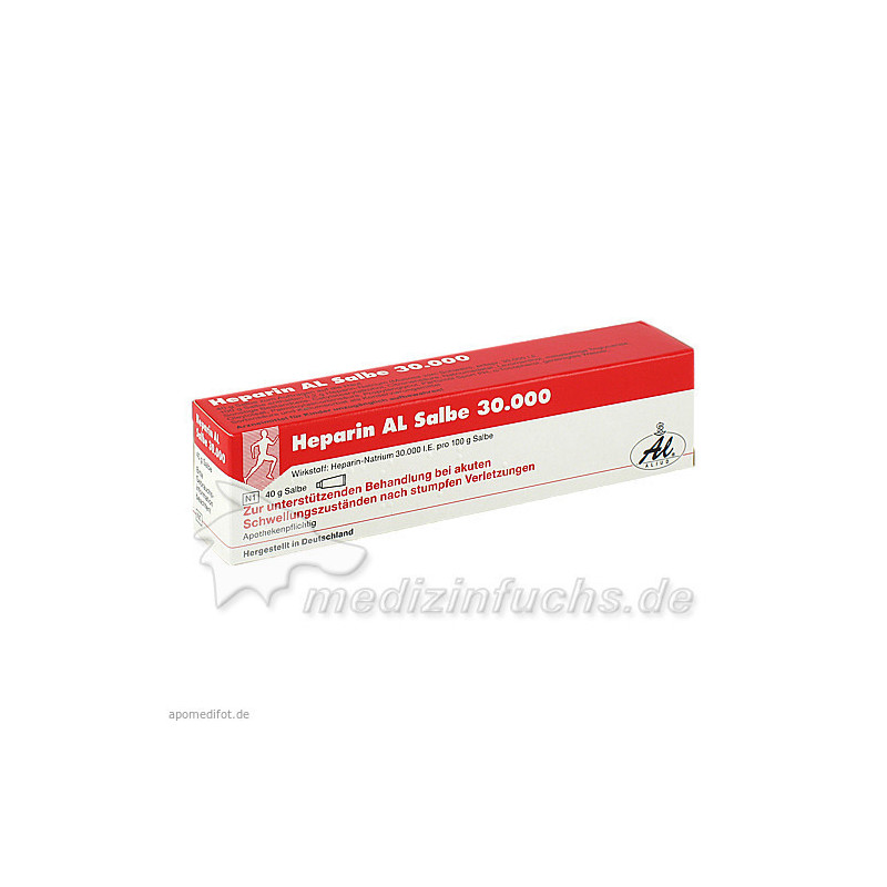 HEPARIN AL SALBE 30000, 40 G – PZN 4668321