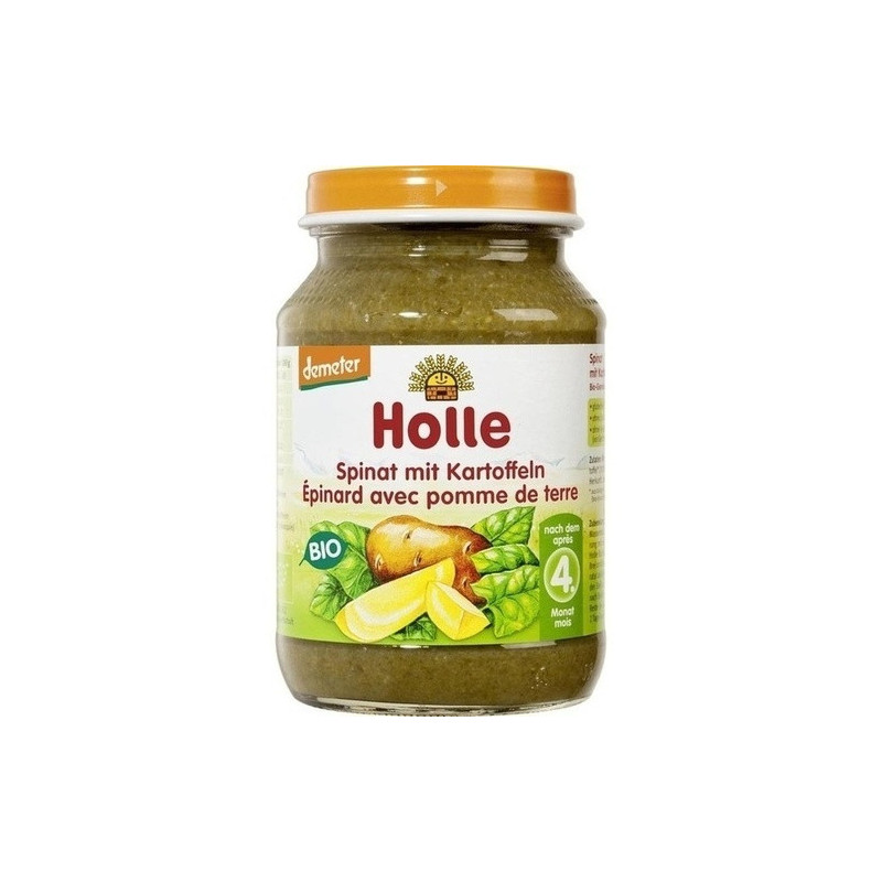 Holle Spinat mit Kartoffeln, 190 G – PZN 9441148