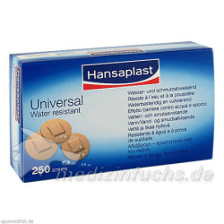 Hansaplast Universal Water Resist. D.23mm Strips, 250 ST – PZN 1215286