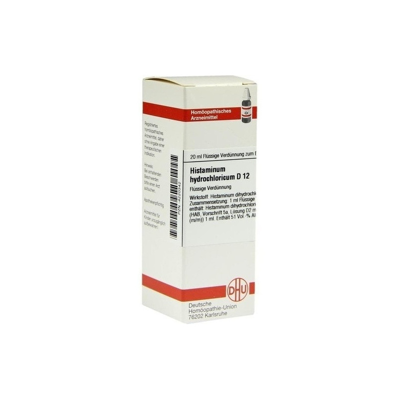 HISTAMINUM HYDROCHLOR D12, 20 ML – PZN 4220342