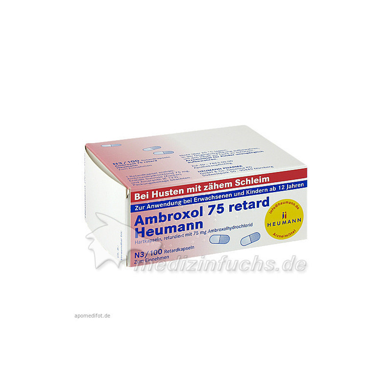 AMBROXOL 75 RETARD HEUMANN, 100 ST – PZN 3882176