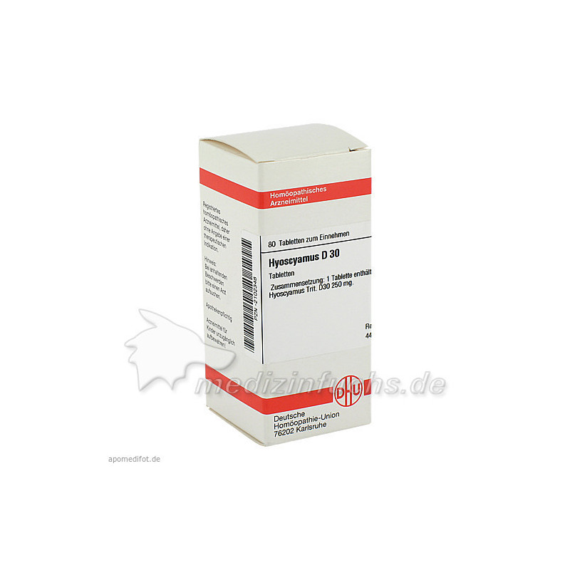 HYOSCYAMUS D30, 80 ST – PZN 2102348