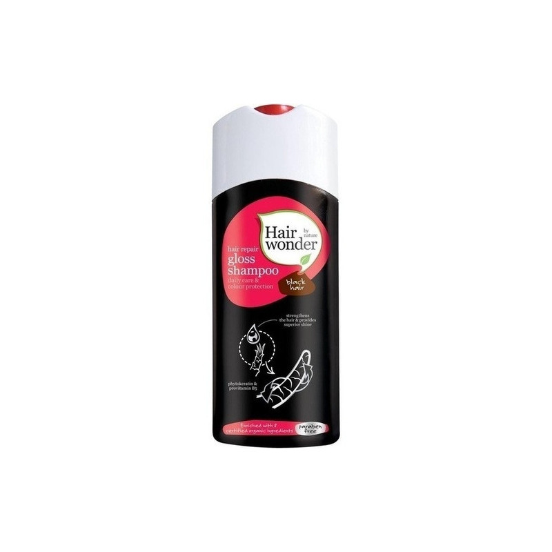 Hairwonder Gloss Shampoo Black Hair, 200 ML – PZN 9300181
