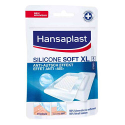 Hansaplast Silicone Soft Xl Strips 5x7,2 cm (5 stk) – PZN 12497247