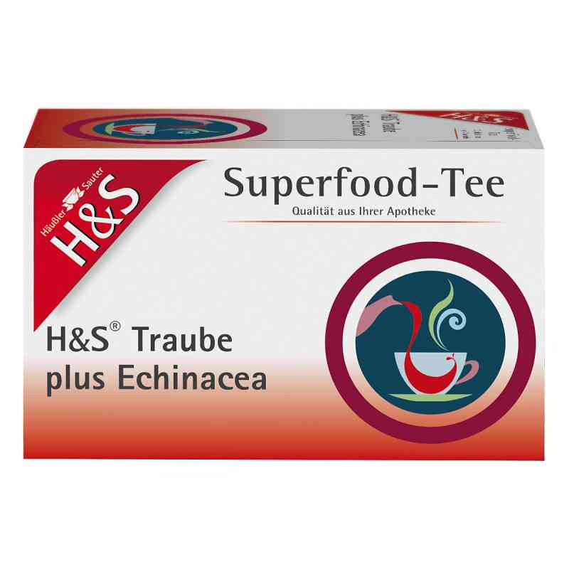 H&s Traube plus Echinacea Filterbeutel (20 stk) – PZN 13833210