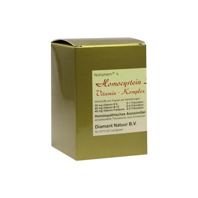 HOMOCYSTEIN Stoffwechsel-Vitamin-Komplex Kapseln, 60 ST – PZN 2483793