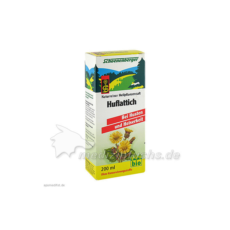 HUFLATTICHSAFT SCHOENENBERGER, 200 ML – PZN 692156
