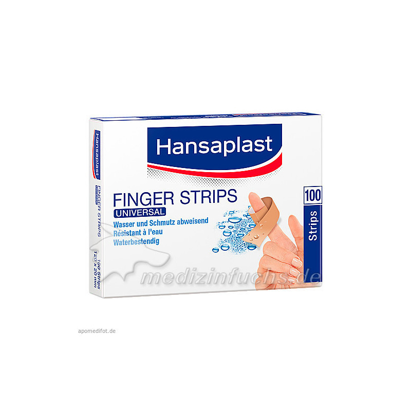Hansaplast Universal Water Resist.120x20mm Strips, 100 ST – PZN 1215257