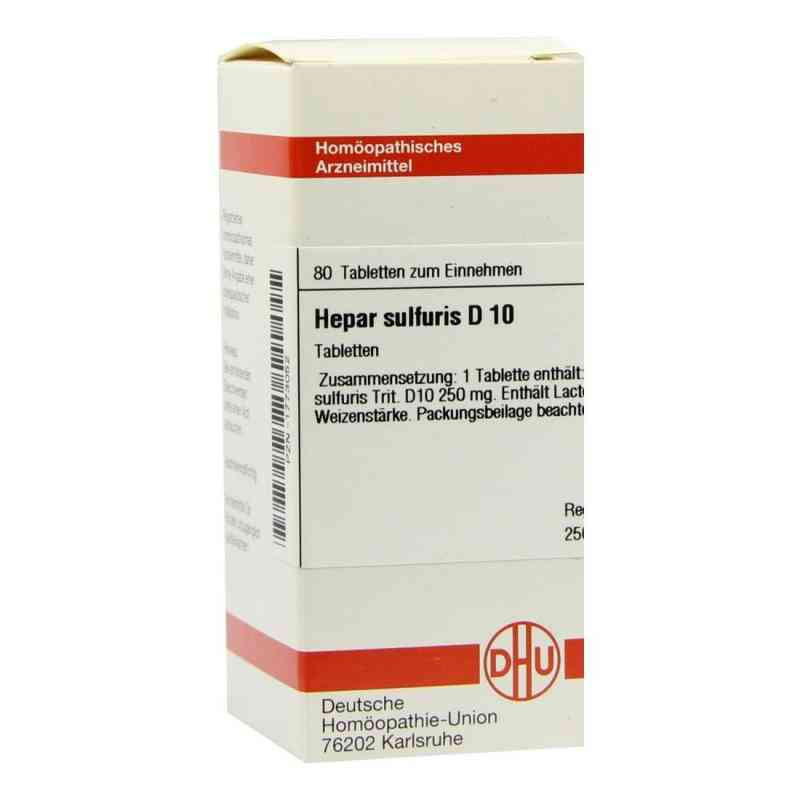 Hepar Sulfuris D 10 Tabletten (80 stk) – PZN 1773052