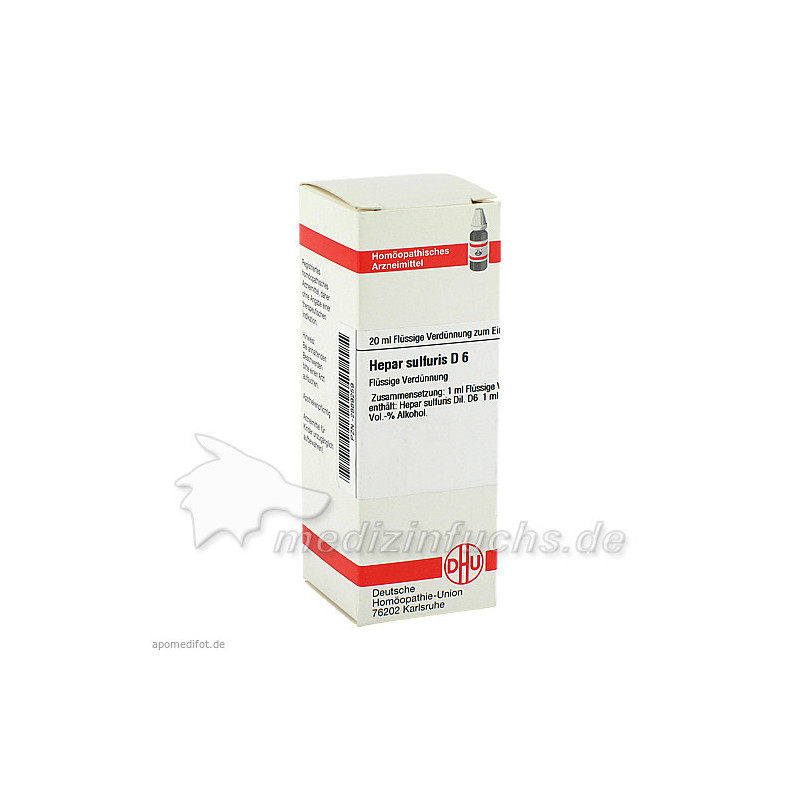 HEPAR SULF D 6, 20 ML – PZN 2889259