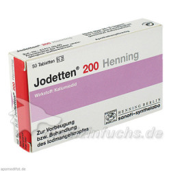 JODETTEN 200 Henning Tabletten, 50 ST – PZN 4925999