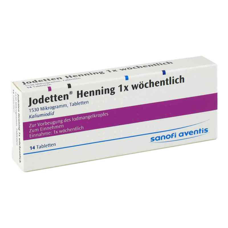 Jodetten Henning 1x wöchentlich 1530 Mikrogramm (14 stk) – PZN 270998