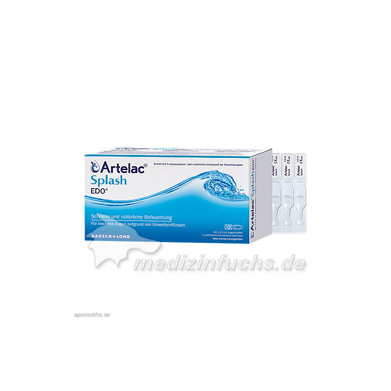 Artelac Splash EDO, 60X0.5 ML – PZN 7707010