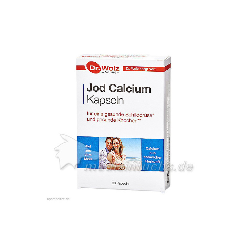 JOD CALCIUM KAPSELN DR WOLZ Zellulosekapsel, 60 ST – PZN 7373394