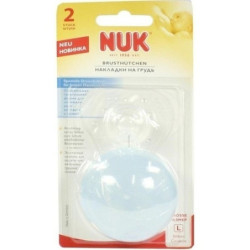 NUK Brusthütchen Silikon L, 2 ST  – PZN 6117424