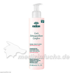NUXE Lait Demaquillant Confort aux Petals de Rose, 200 ML – PZN 9628007