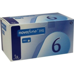 Novofine 6 Kanülen 0.25x6mm 31G, 100 ST – PZN 9541281