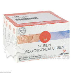 NOBILIN Probiotische Kulturen Kapseln, 4X60 ST  – PZN 380617