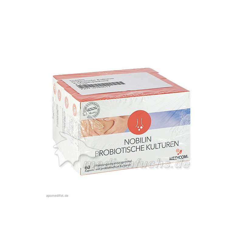 NOBILIN Probiotische Kulturen Kapseln, 4X60 ST  – PZN 380617