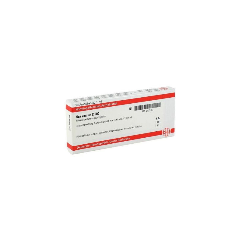 Nux Vomica C 200 Ampullen (10X1 ml) – PZN 2827904