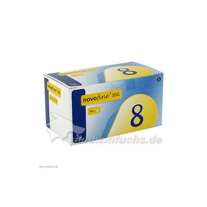 NOVOFINE 8 0.30x8mm TW, 100 ST – PZN 7669539