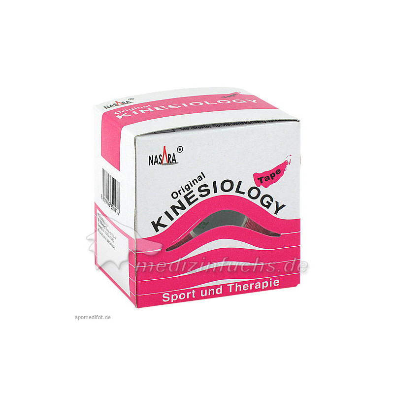 Nasara Kinesiotape 5cmx5m pink, 1 ST – PZN 1164643