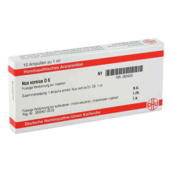 Nux Vomica D 6 Ampullen (10X1 ml) – PZN 2824633