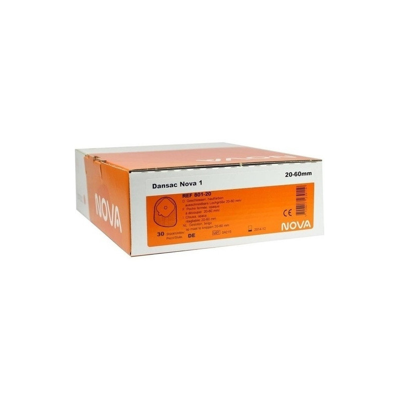 NOVA 1tlg. Colobeutel haut 20-60mm ausschneidbar, 30 ST – PZN 599480