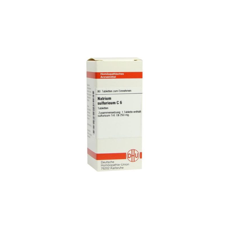 Natrium Sulfuricum C 6 Tabletten (80 stk) – PZN 7175501