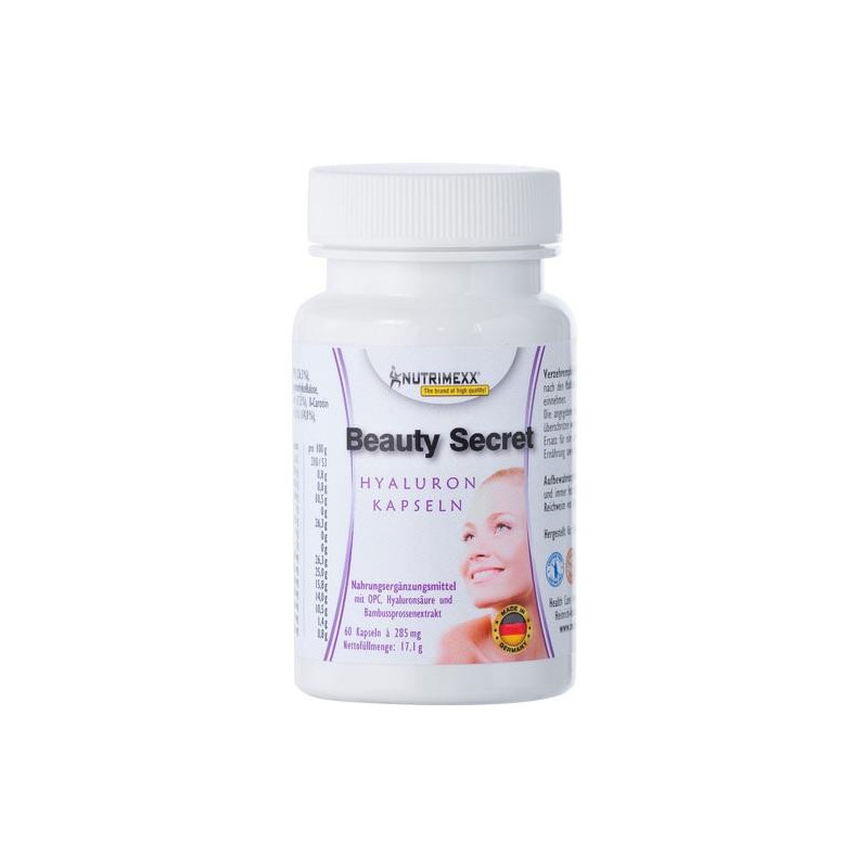 Nutrimexx - Beauty Secret Hyaluron Kapseln, 60 ST – PZN 12474045