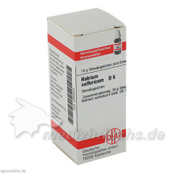 NATRIUM SULF D 6, 10 G  – PZN 2890535