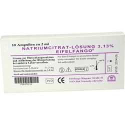 NATRIUM CITRICUM 3.13%, 10X2 ML – PZN 702736