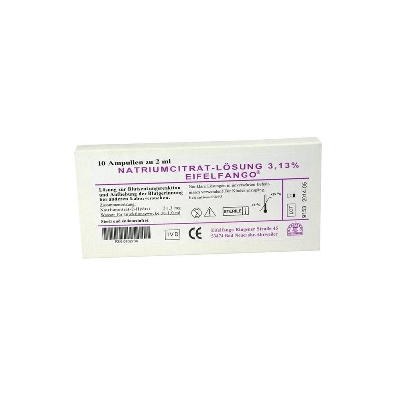 NATRIUM CITRICUM 3.13%, 10X2 ML – PZN 702736