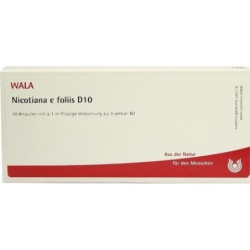 NICOTIANA E FOLIIS D10, 10X1 ML – PZN 2943645