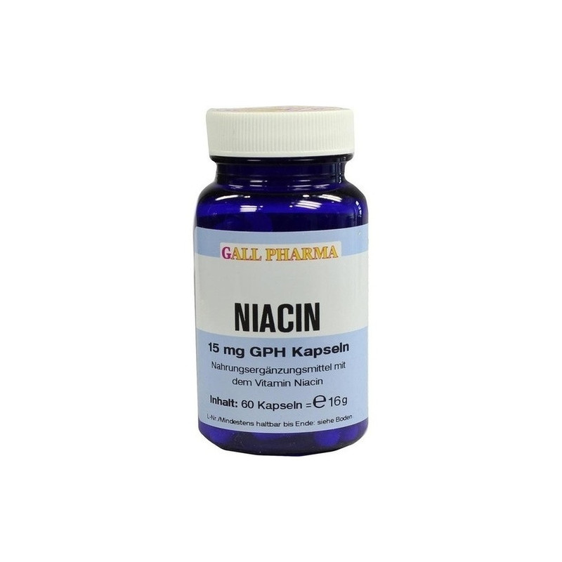 NIACIN 15mg Kapseln, 60 ST – PZN 120690