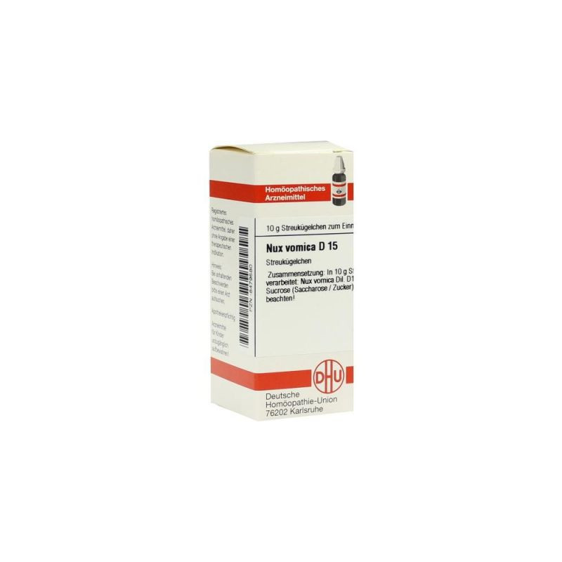Nux Vomica D 15 Globuli (10 g) – PZN 8479580